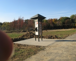 Life Trail on Concrete Slab and Grade At the Birchwood Community Center